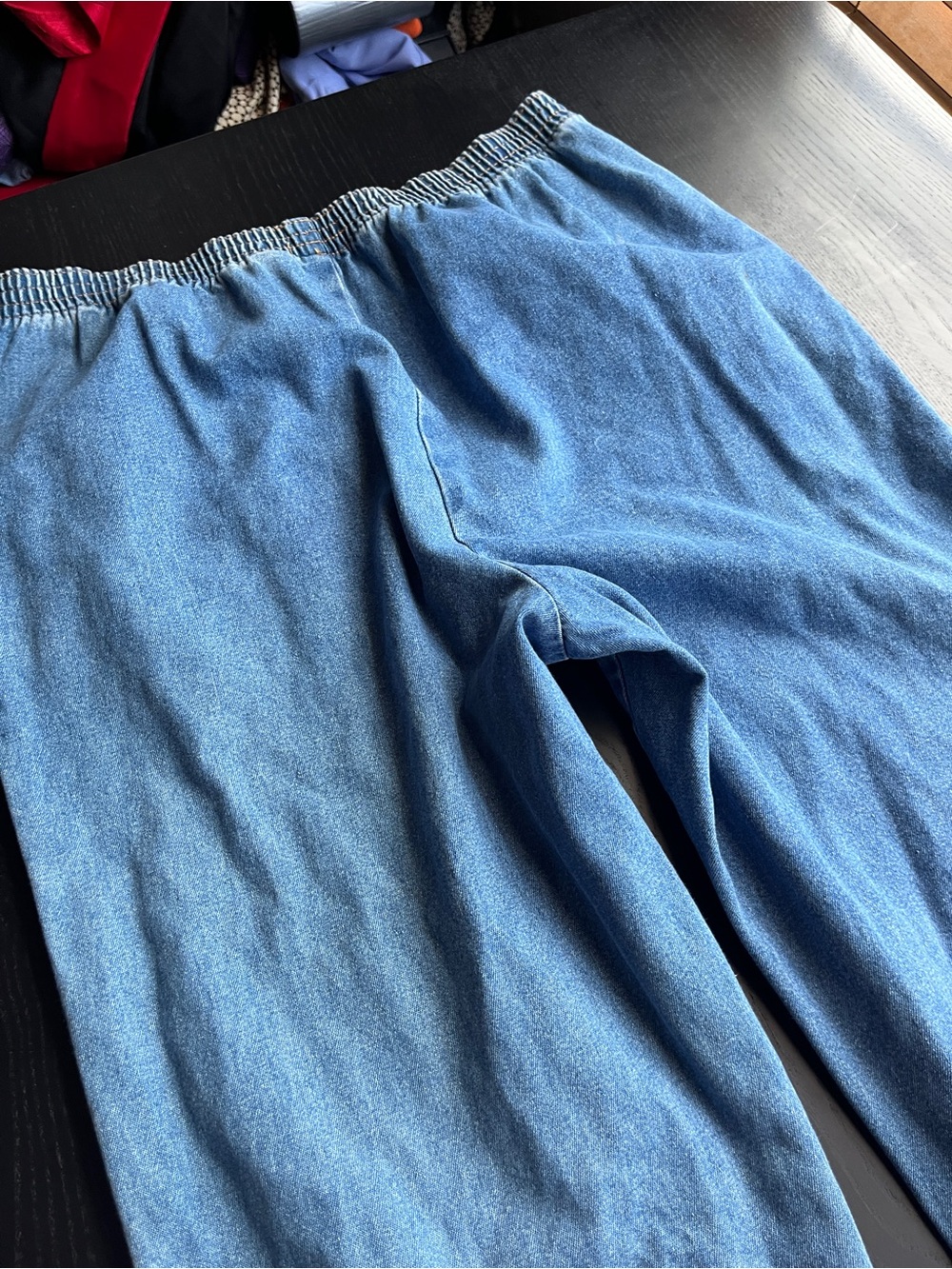 Sonoma Life + Style Women's Blue Denim Elastic Waist Jeans Pants Size M - Picture 11 of 16